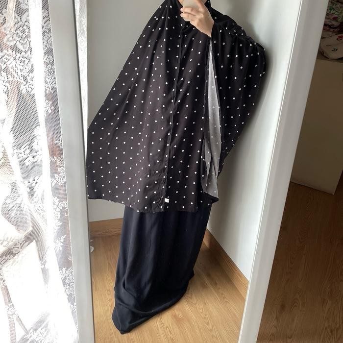 Mukena Dewasa Karet Katun Rayon Premium Motif Mukena Adem Mukena Daily