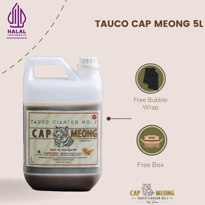 

(Allthebest) Tauco Basah Cap Meong Ny Tasma isi 5Liter TAUCO NO.1 ASLI CIANJUR