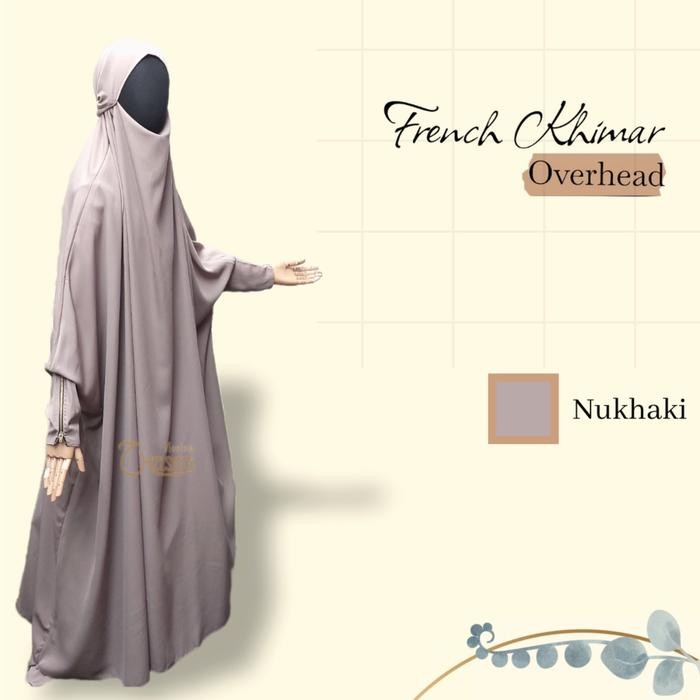 OVERHEAD French Khimar Termurah Khimar Terusan Gamis overall Onepiece