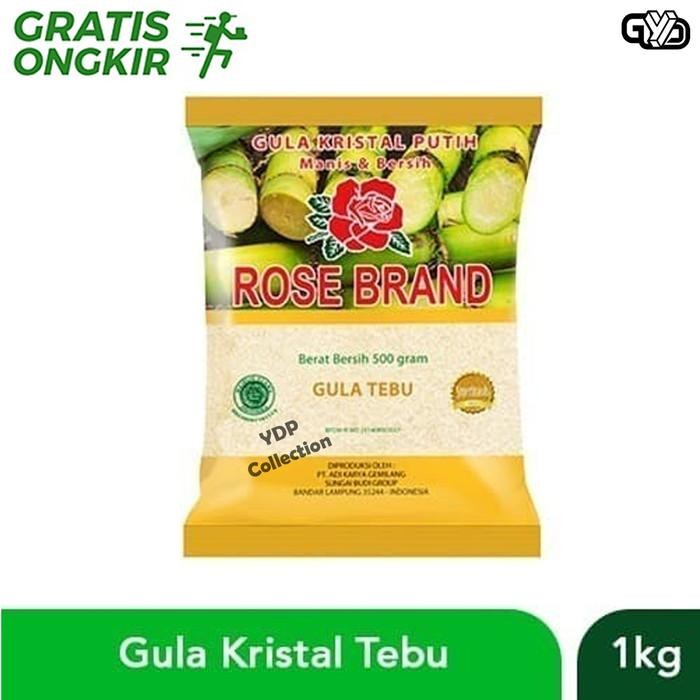 

(Allthebest) Rose Brand - Gula Kristal Kuning 1 KG
