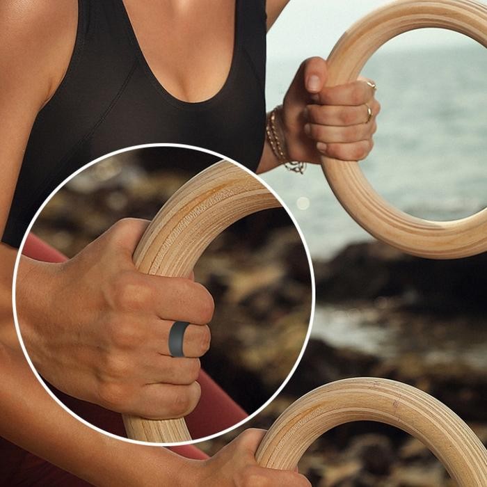 5pcs Cincin Tasbih kotak pelindung/Kasus Silikon Smart Ring Anti Air Pengingat Sholat