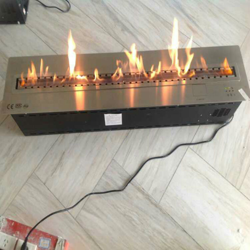 free shipping to France Custom 600mm Modern Smart Fire Place Bio Alcohol Ethanol Fireplace
