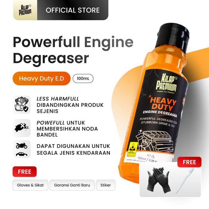 Heavy Duty Engine Degreaser Kilap Premium - Pembersih Kerak Mesin
