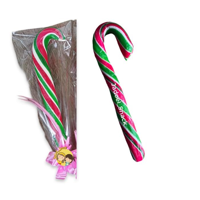 

MARI MILIKI- PERMEN LOLIPOP TONGKAT 15 CM - CANDY CHRISTMAS - PERMEN NATAL RASA MANIS BY