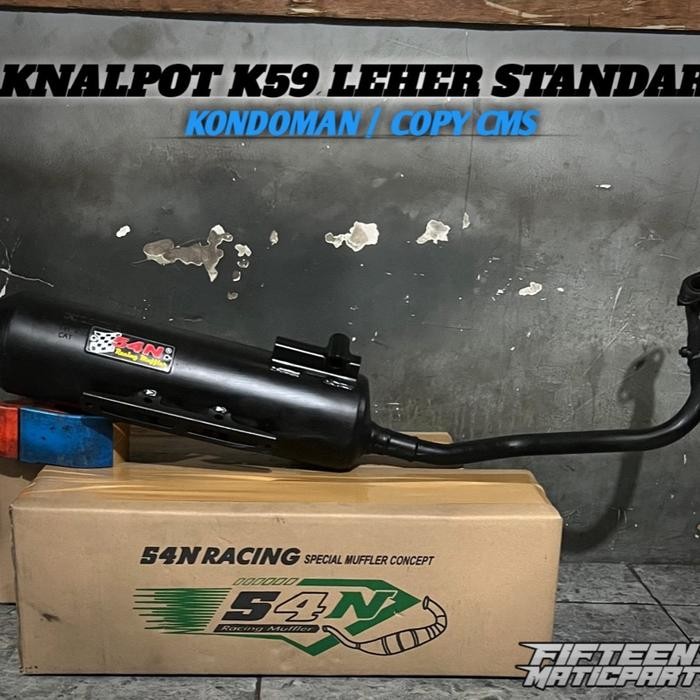 Knalpot k59 copy cms by 54N leher standar