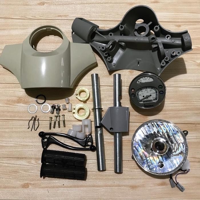 Stang Kepala Batok Fullset Vespa Npx New Npx Px Taiwan Import