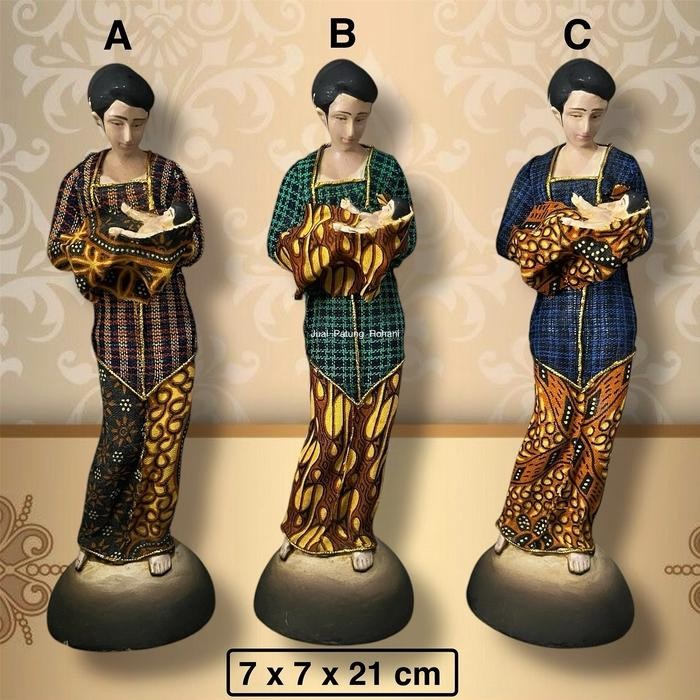 Patung Maria Jawa Kain 21 Cm Promo