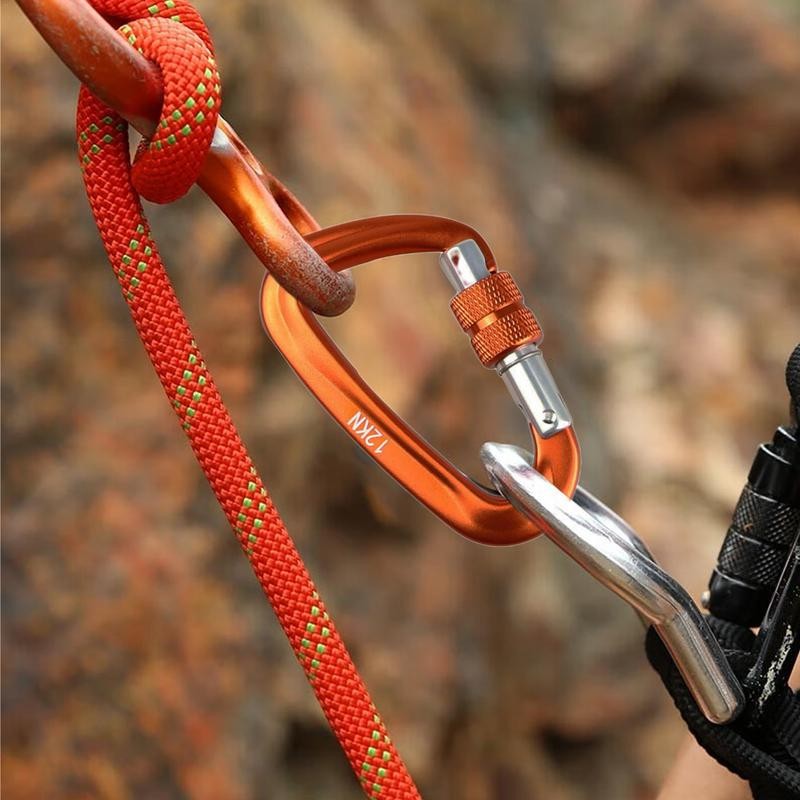 Heavy Duty Carabiner Clip D Ring Carabiner Clips For Climbing Large Climbing Carabiner Hook Professi