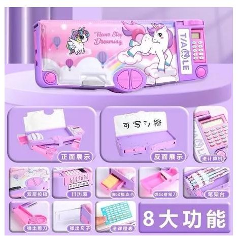 

Kotak Pensil Anak Kalkulator Kotak Pensil 2sisi Serbaguna Kalkulator Kotak Pensil Mekanik