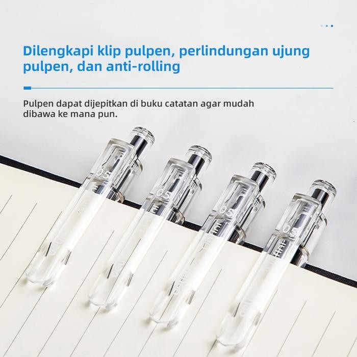 

Deli Pulpen Gel / Gel Pen 0.5mm Penulisan Lancar A575 12 PCS