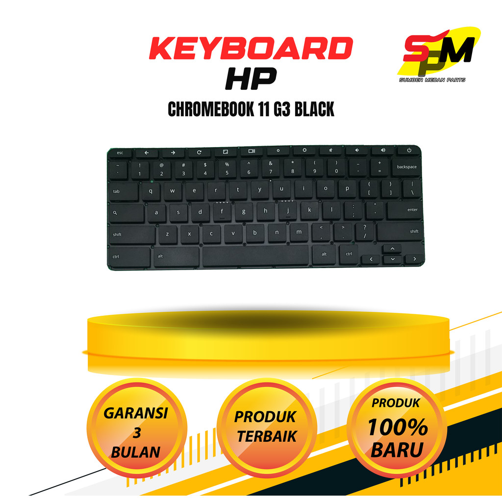 Keyboard HP Chromebook 11 g3 Black