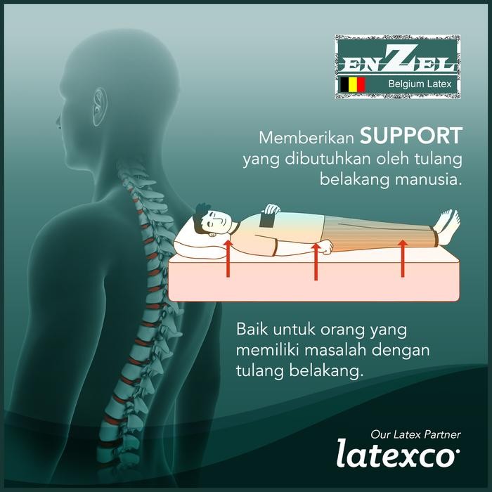 Kasur Full Latex Enzel Sweet Orthopaedic Uk 160X200X20Cm