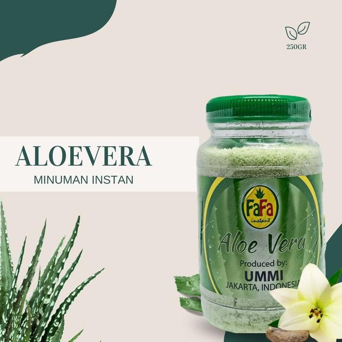 

Lidah Buaya Instan Bubuk Aloe Vera Serbuk 250 Gram Asli Original