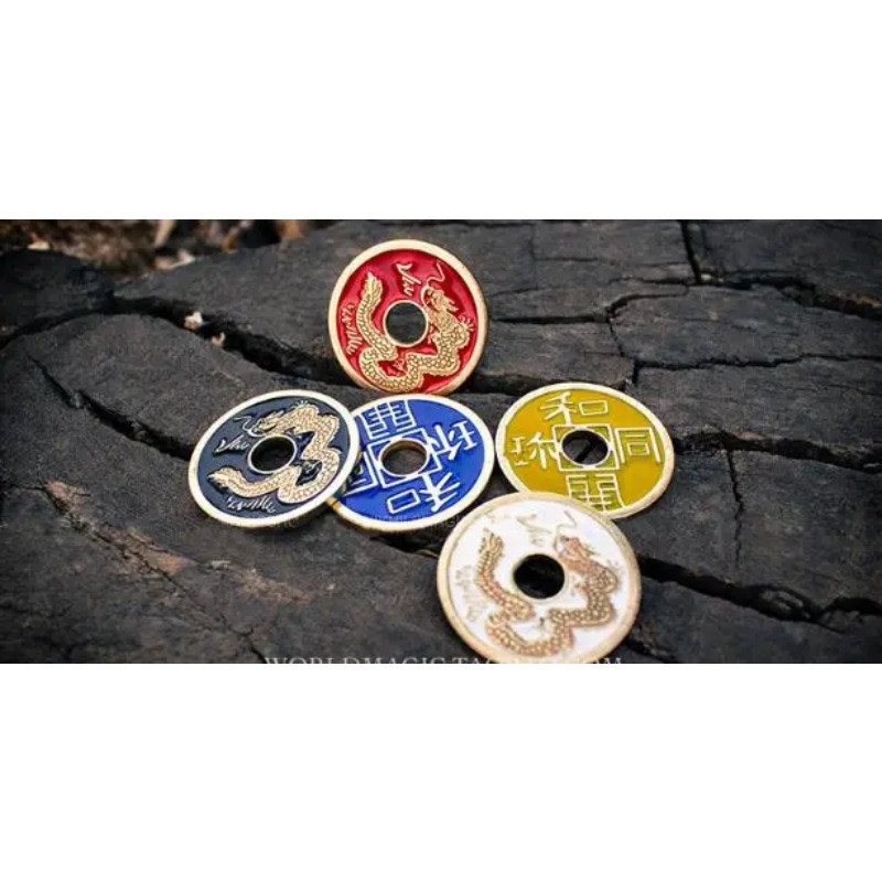 1pc Chinese Ancient Coin Half Dollar Size Coin Magic Tricks Close Up Magic Magia Magie Magicians