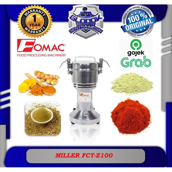 Mesin Penepung Penggiling Tepung Miller FCT-Z100 FOMAC
