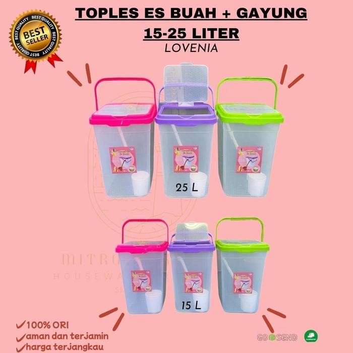 TOPLES ES BUAH 15-25 LITER / AQUARIUM ES BUAH