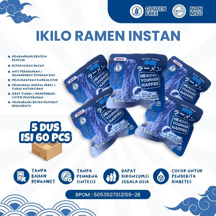 

(Expert) IKILO Instan Ramen 5 Dus Isi 60 Pc Ramen kolagen spirulina
