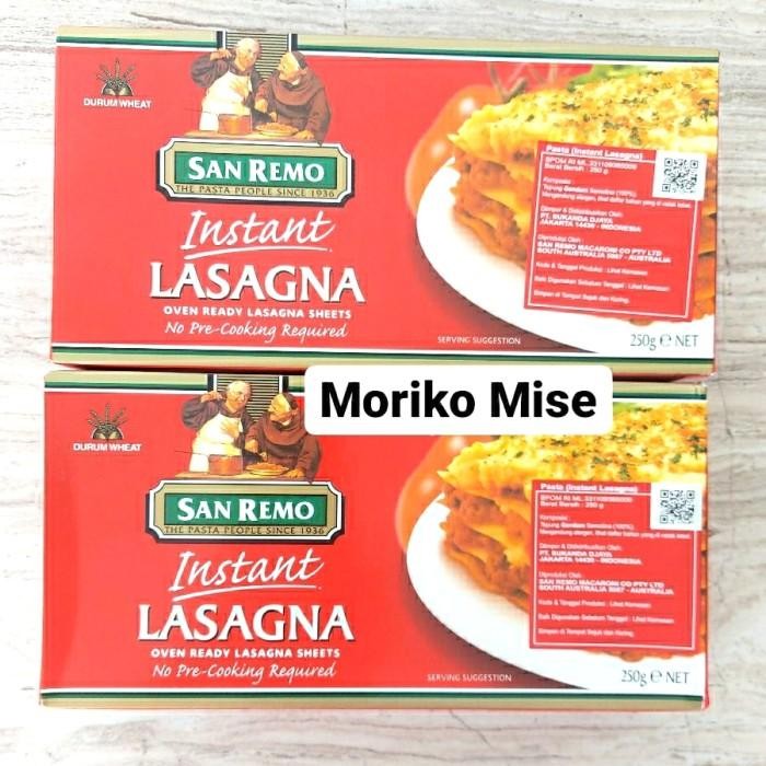 

(Expert) san remo lasagna instant / lasagna san remo instant / lasagna sheet