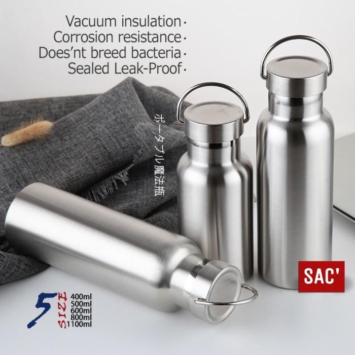 

(Expert) BASHO Hot Cold Tumbler Stainless Steel 450ml Botol Air Minum Thermos