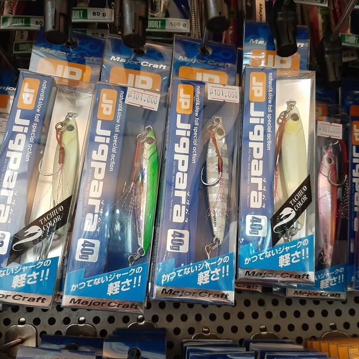 umpan jig major craft jigpara 40gr dan 60gr