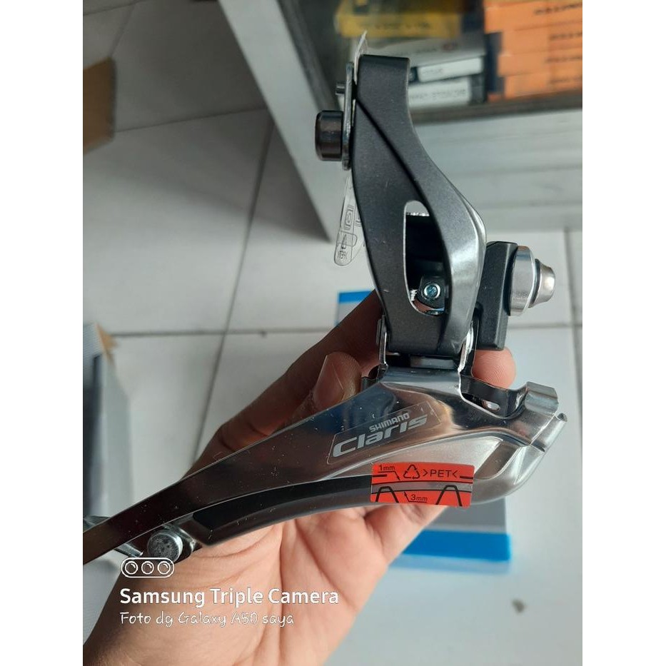 FD FRONT DERAILLEUR SHIMANO CLARIS R2000 F BRAZED ON 2 X 8 SPEED