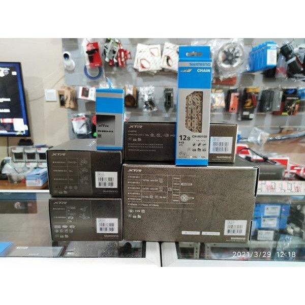 SHIMANO XTR M9100 1X12 SPEED GROUPSET GS TANPA BRAKE