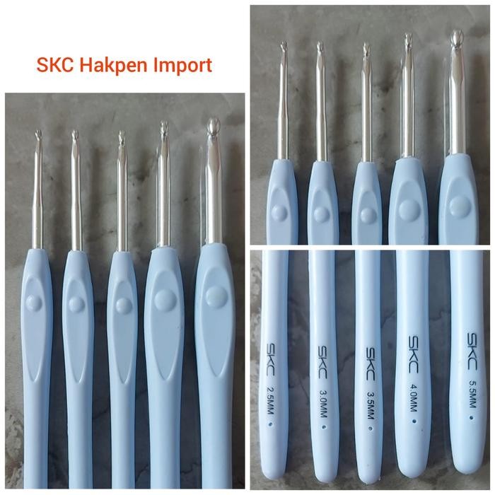 

Hakpen/jarum rajut gagang karet SKC (Import)
