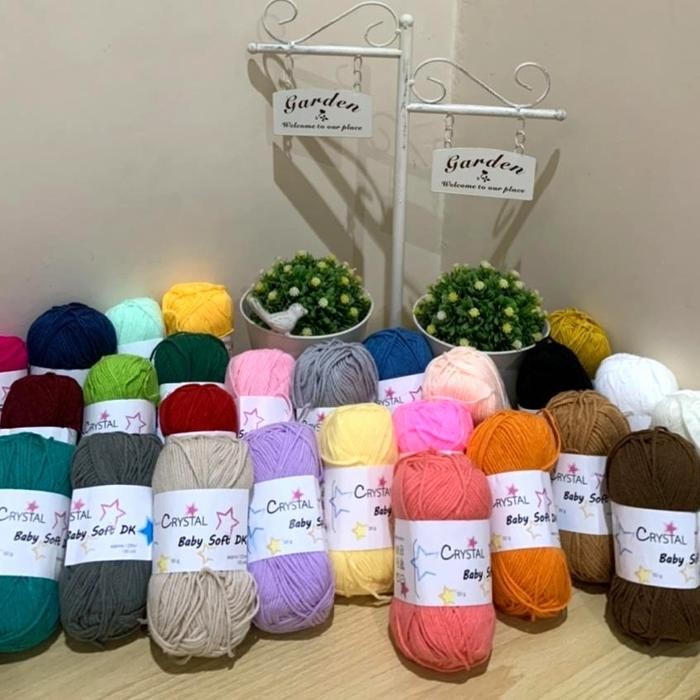 

Benang Rajut Import Crystal Baby Soft DK 50gr