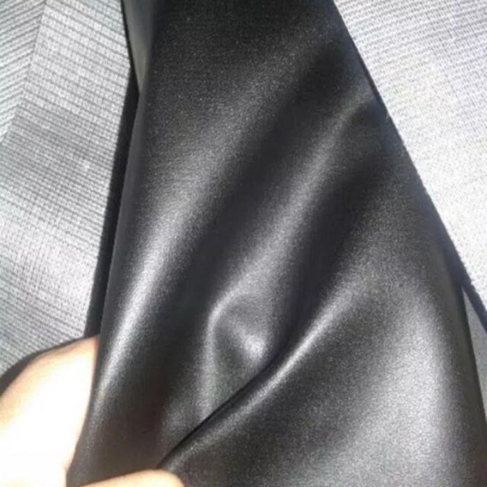 

Kain spon kulit imitasi sintetis meteran murah bagus Hitam