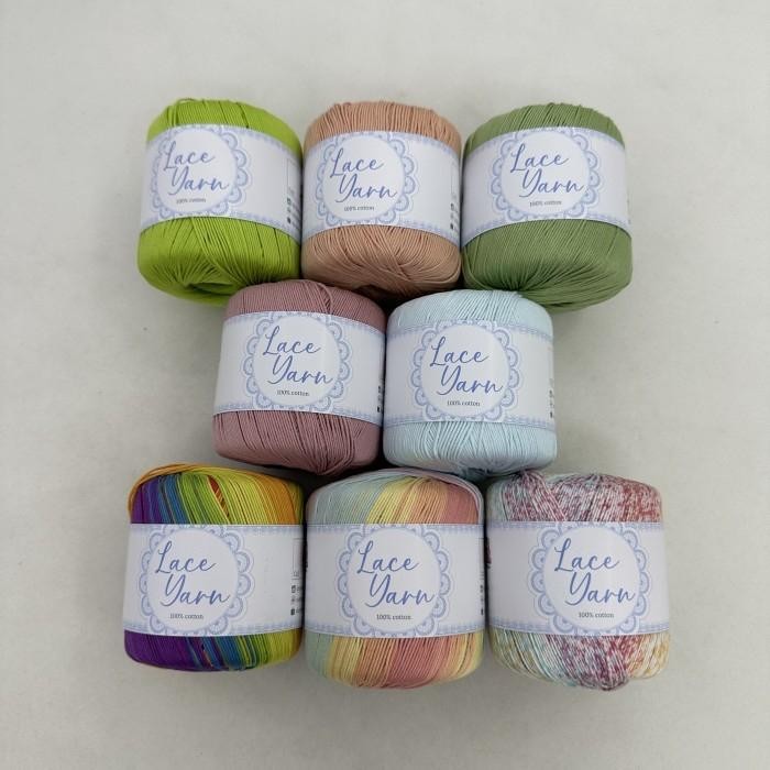 

Benang rajut katun handcrafter lace yarn 3