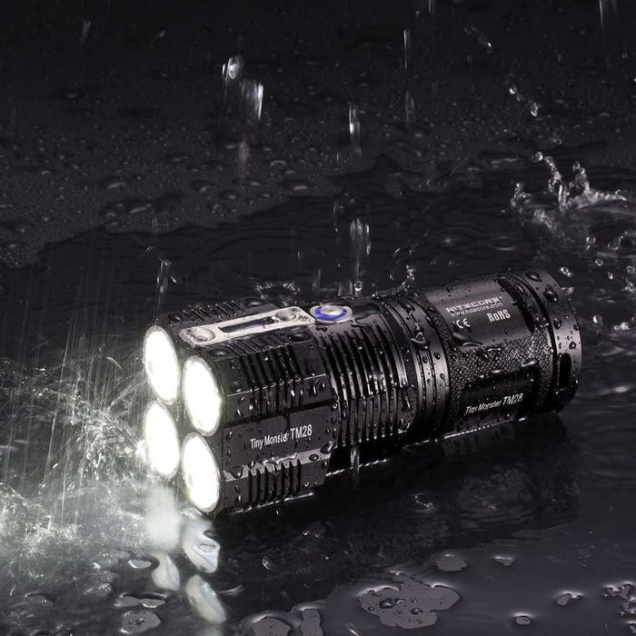 Terbaru Jual Nitecore Tm28 Senter Led Cree Xhp35 Hi 6000 Lumens Hitam