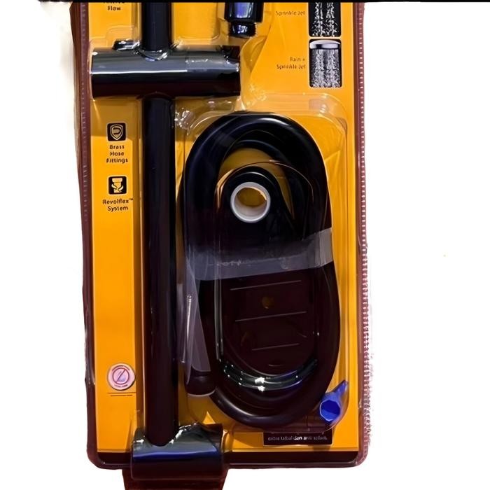 Terbaik Paloma Ssp 1107B Shower Set Tiang Hand Shower Mandi Head Shower Black