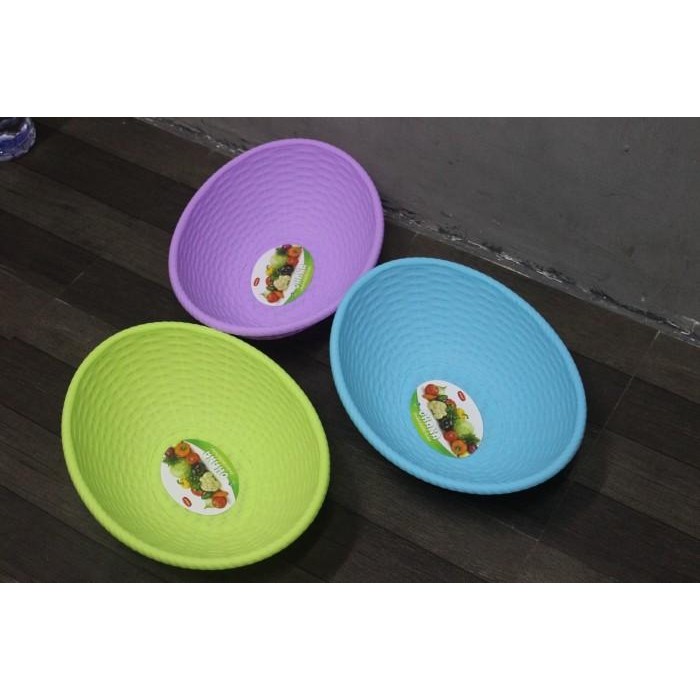 (Expert) B bak baskom wadah pelastik plastik sayur tempat OHANA OVAL buah anyam