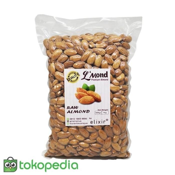 

(Expert) kacang almond 1kg / kacang almond mentah /almond / kacang almond raw