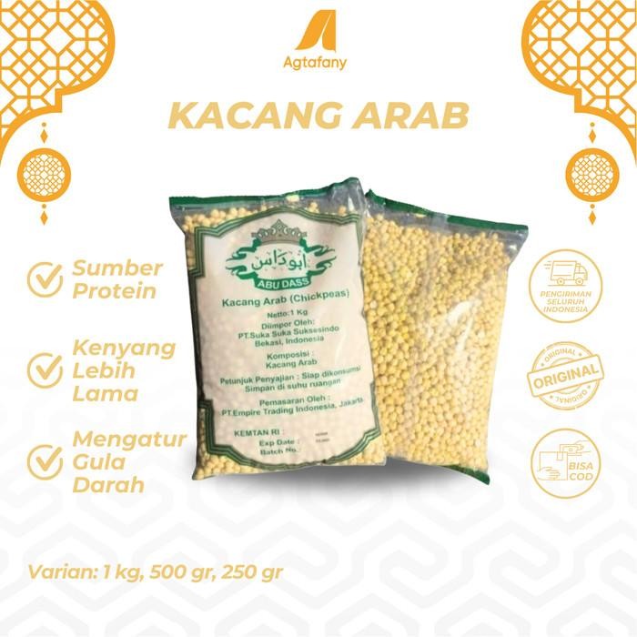 

(Expert) Kacang Arab 1 Kg Original Chickpea India Oleh Oleh Haji dan Umroh