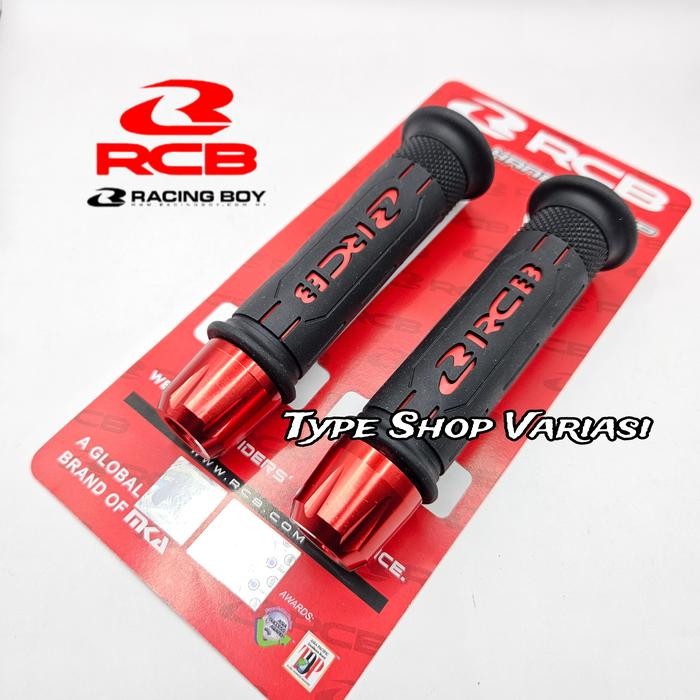 PAKET HANDGRIP RCB HG77 ORIGINAL + JALU STANG FULL CNC UNIVERSAL AEROX
