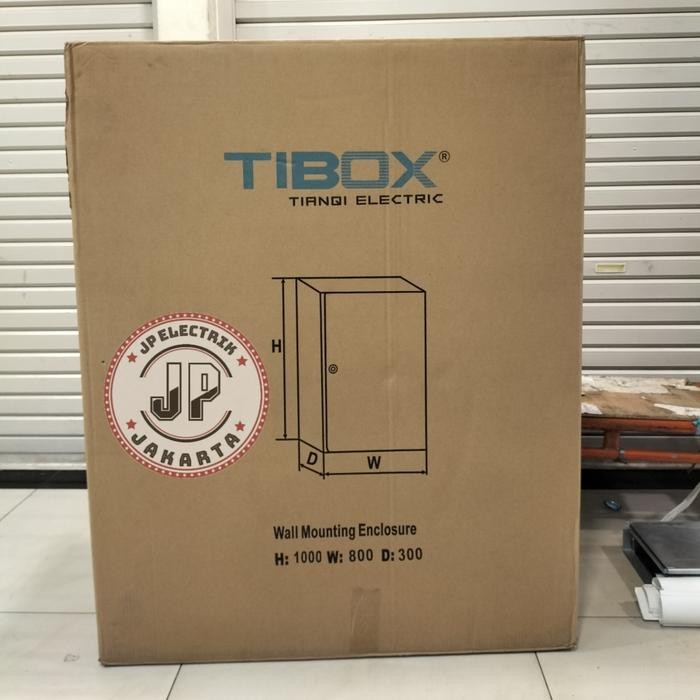 Tibox Box Panel Sheet Steel 1000x800x300 IP65