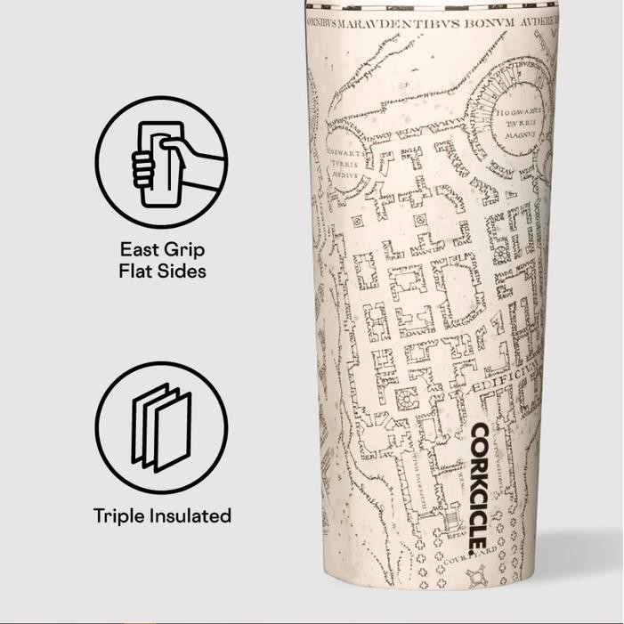 Corkcicle 20oz Sport Canteen Harry Potter Marauders Map