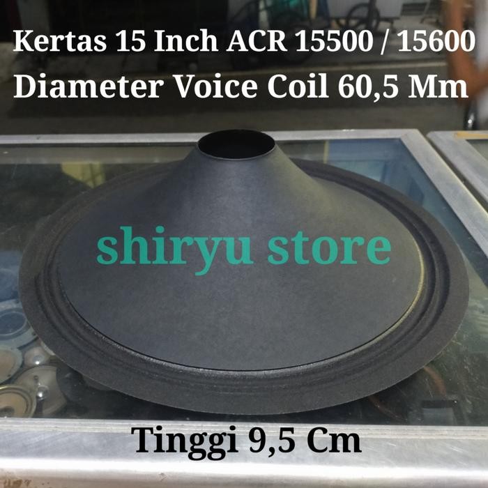 Kertas Speaker Daun Mic 15 Inch Inci In Acr 15500 15600 Coil 60,5 60.5