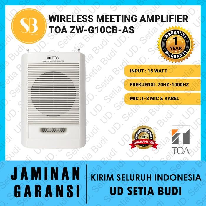 Portable Sound System Wireless Amplifier Toa Zw-G10Cb-As