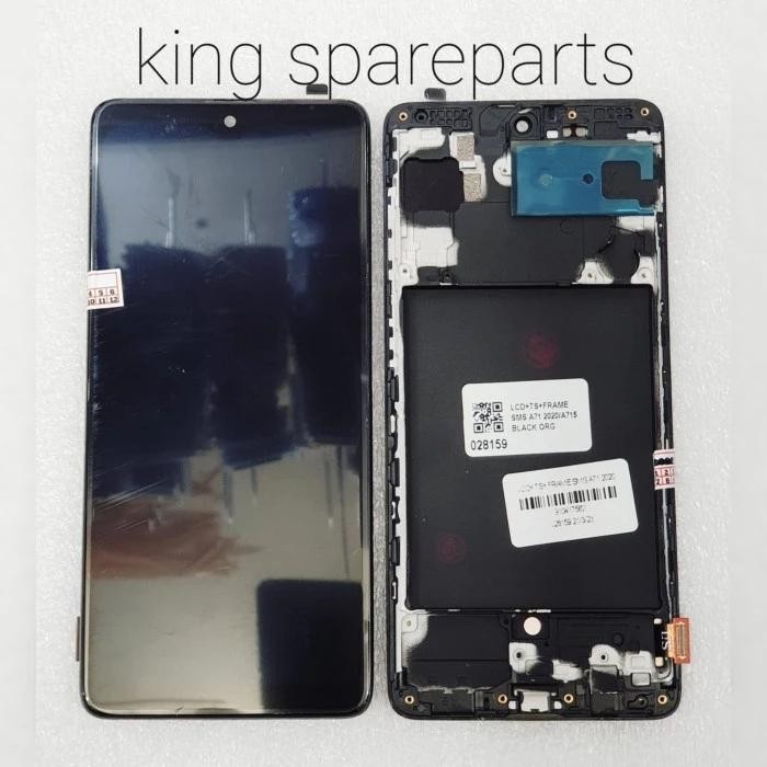 LCD TOUCHSCREEN + FRAME SAMSUNG GALAXY A71 A715 2020 OLED SMALL GLASS