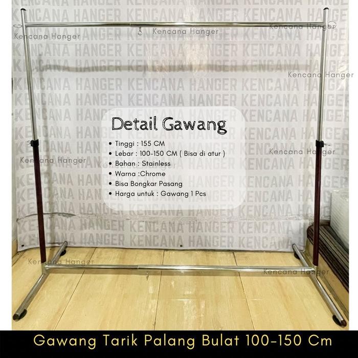 Gawang Hanger Gantungan Baju Model Gawangan (150cm)