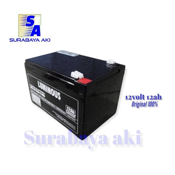 Baterai VRLA / Aki Kering/ Aki VRLA Luminous 12AH / 12V