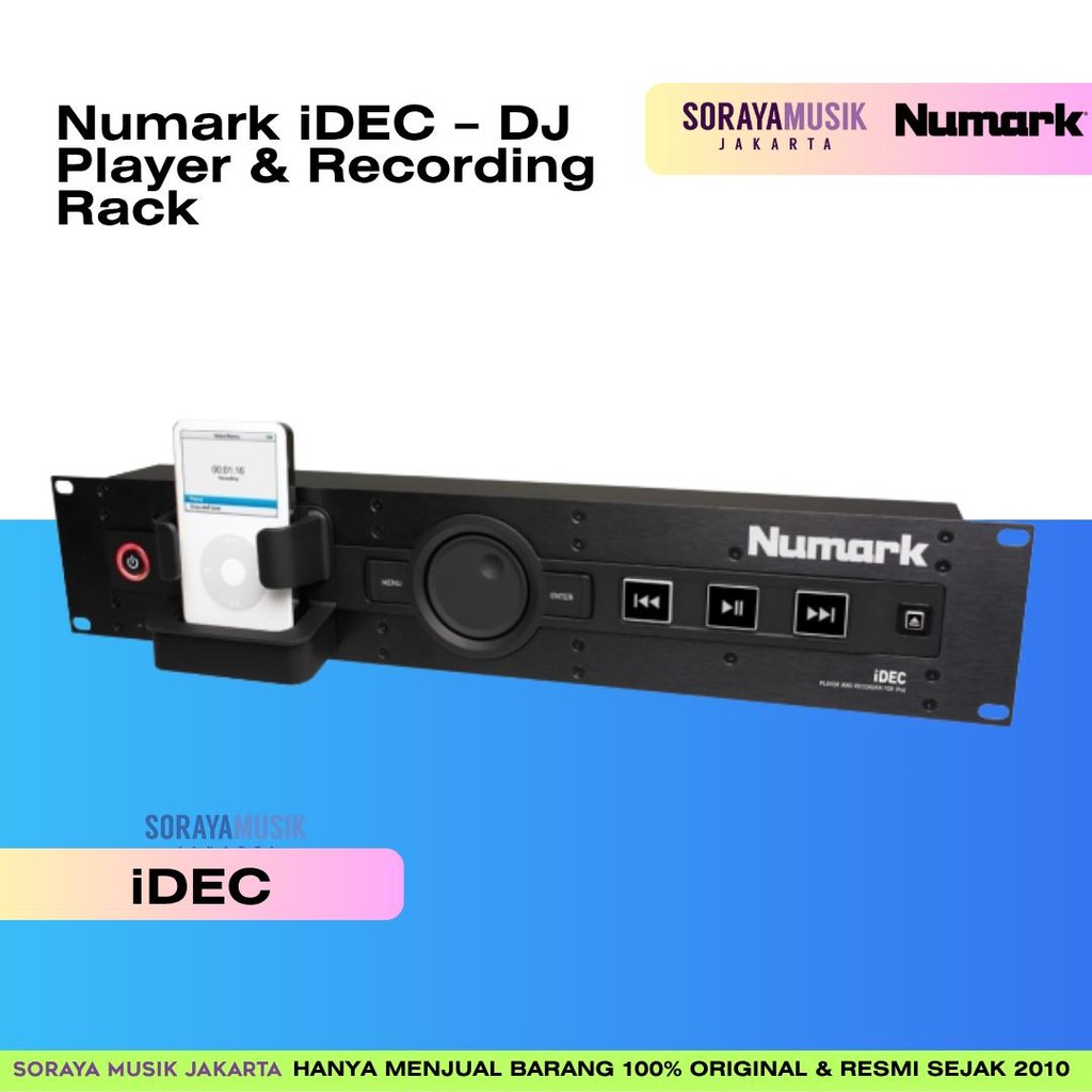 Numark iDEC – DJ Player & Recording Rack
