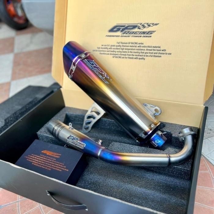 PREMIUM Knalpot GP Racing Titanium Xmax Gp Racing Original
