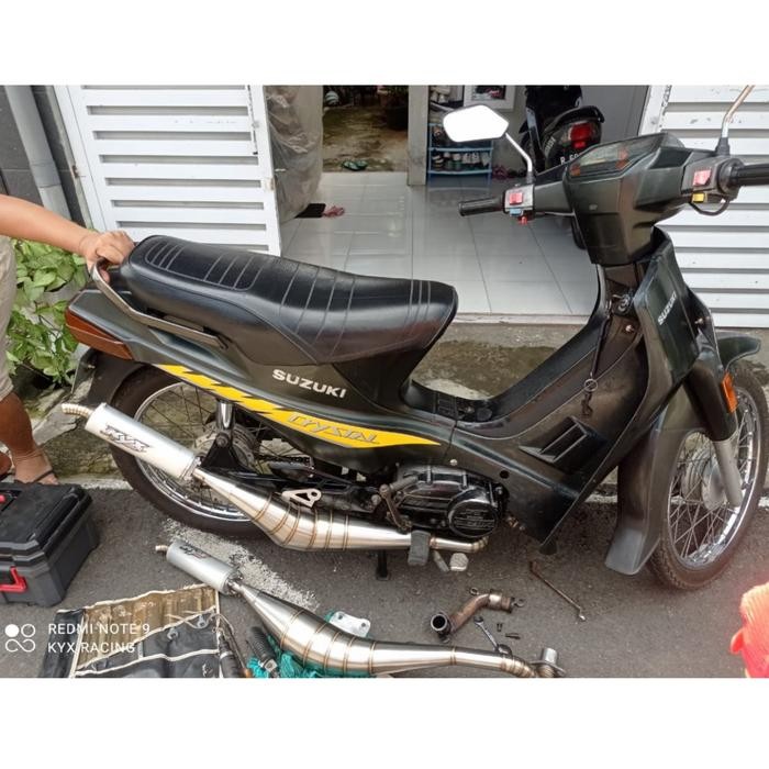 PREMIUM Knalpot Racing Suzuki Crystal tune non_tune