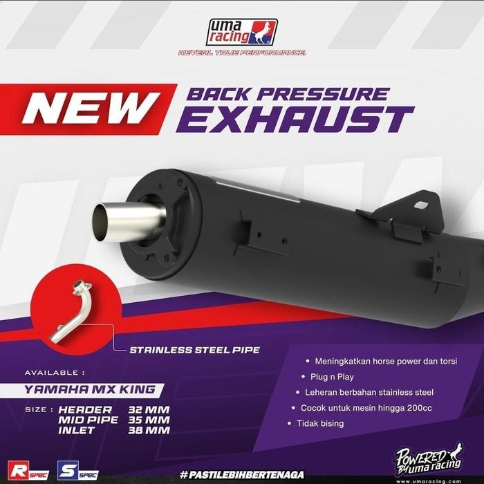 PREMIUM knalpot Uma racing mx king standar Racing
