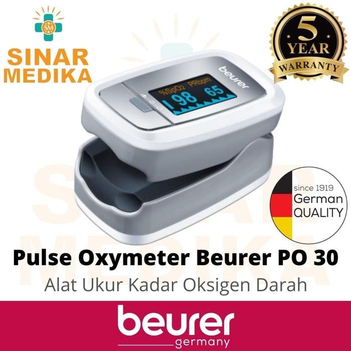 PULSE OXYMETER BEURER PO 30 . SATURASI OKSIGEN . OKSIMETRI PO30
