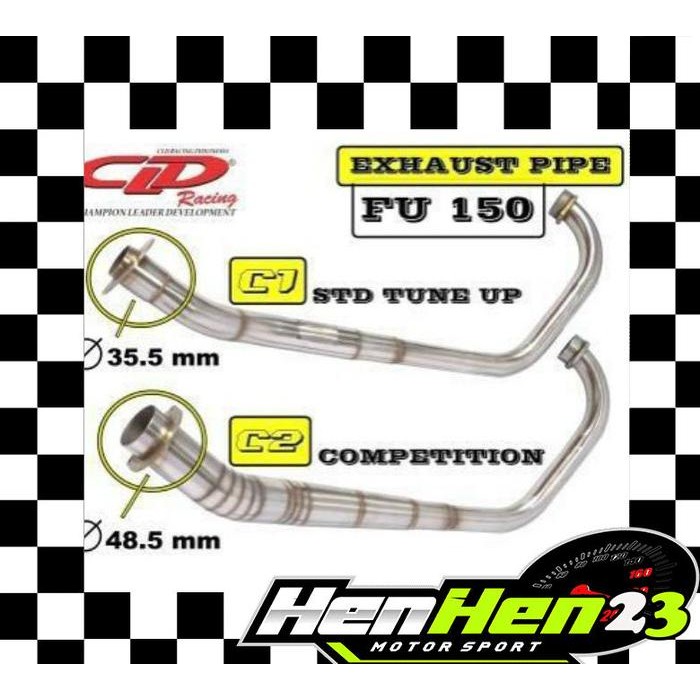 PREMIUM PIPA HEADER PIPE KNALPOT RACING SATRIA FU 150 CLD RACING