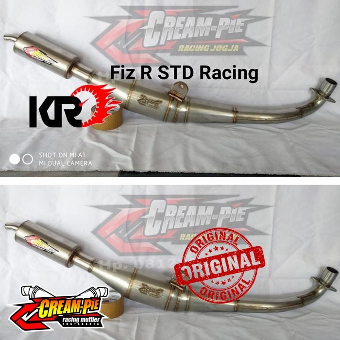 PREMIUM Knalpot Creampie Stainless STD Racing Fiz R Original